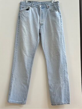 Vintage Classic 1990's Levi's 501 Button-Fly Straight Leg Jeans